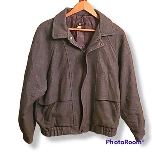 Givenchy Monsieur Gray Wool Blend Bomber Jacket